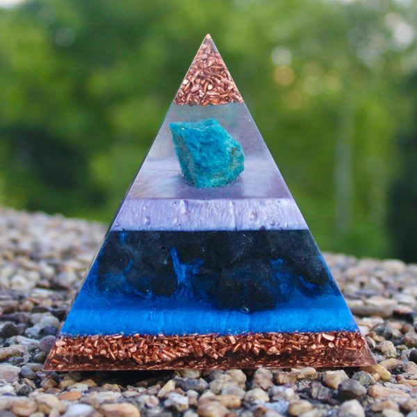 Night Sky Orgonite Pyramid