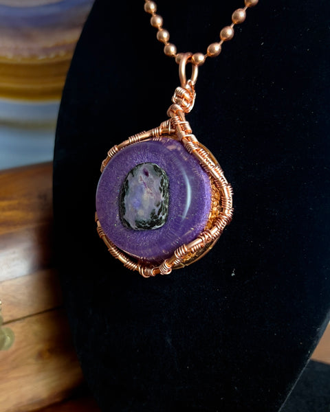 Charoite Orgonite Amulet