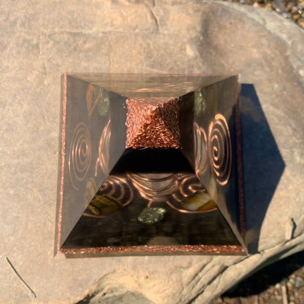 Dark Matter Orgonite Pyramid