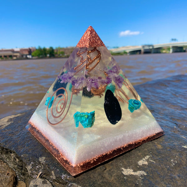 Lucid Dream Orgonite Pyramid