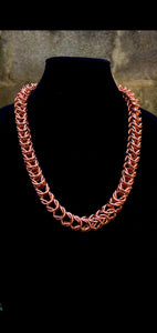 Copper Byzantine Link Chain