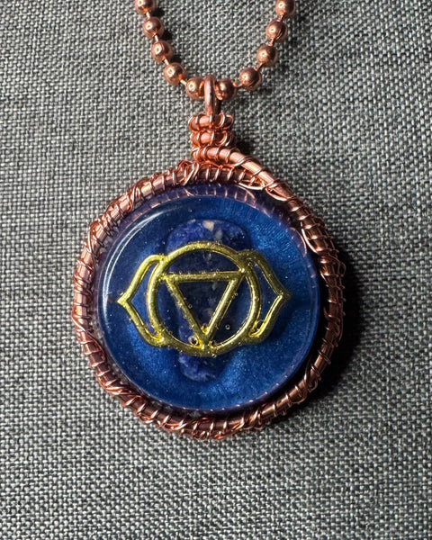 Third Eye (Ajna) Orgonite Amulet