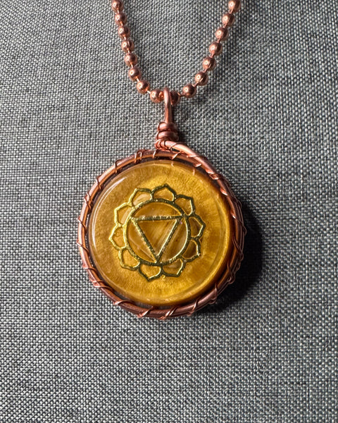 Solar Plexus Chakra (Manipura) Orgonite Amulet