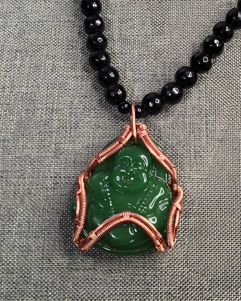 Beaded Buddha Necklace