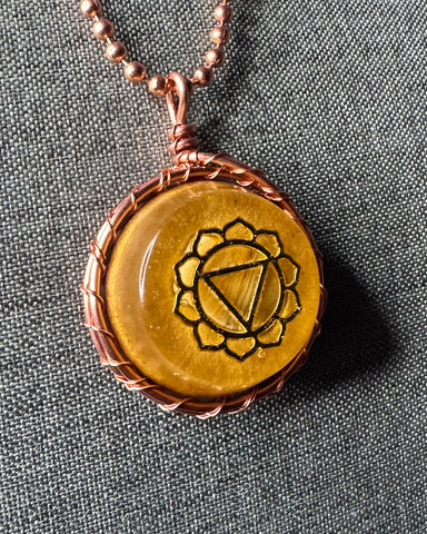 Solar Plexus Chakra (Manipura) Orgonite Amulet