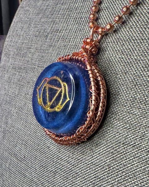 Third Eye (Ajna) Orgonite Amulet