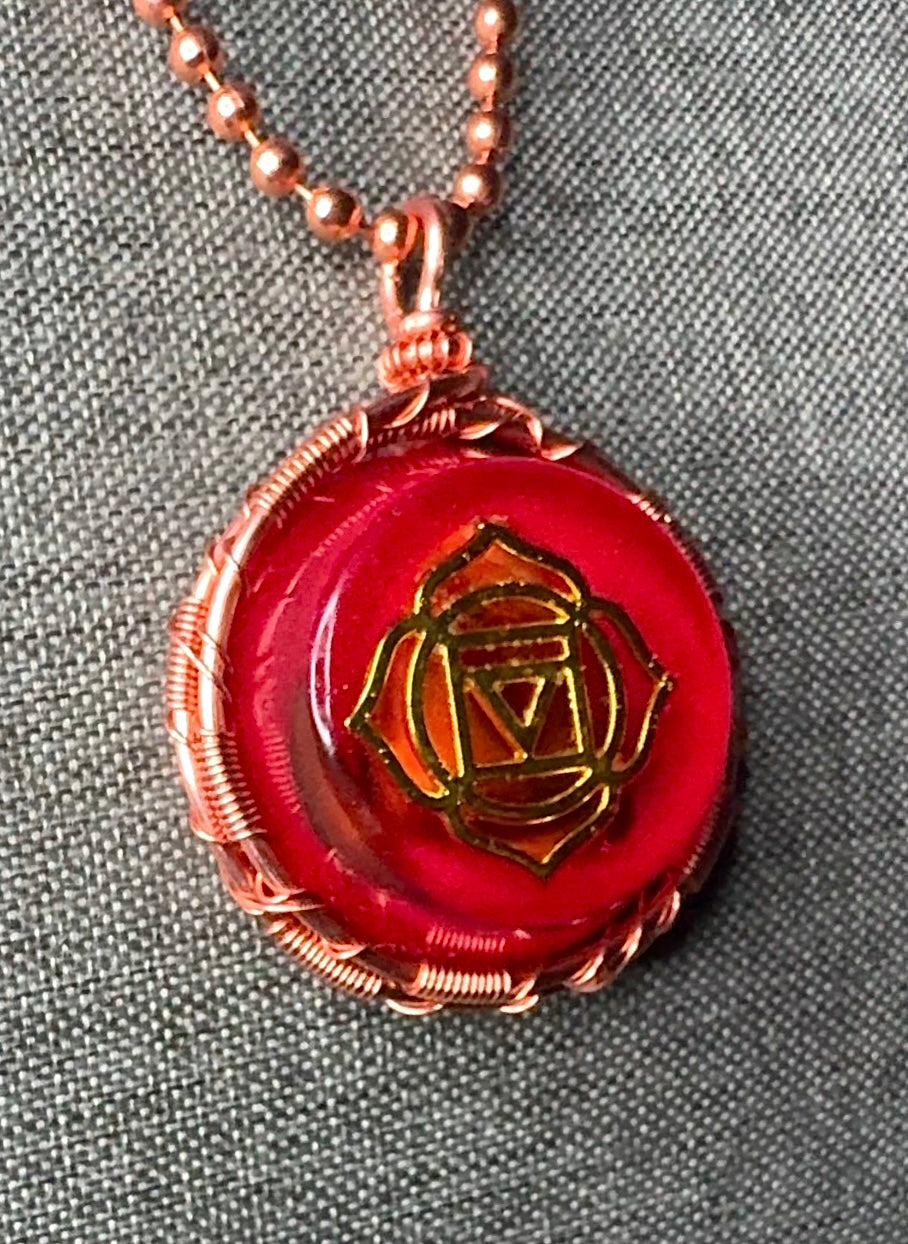 Root Chakra (Muladhara) Orgonite Amulet