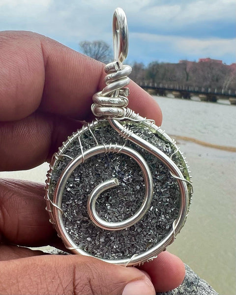 Silver Orgonite Amulet - Custom