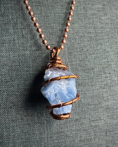 Blue Calcite Pendant