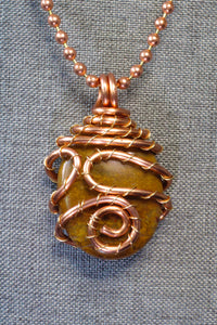Tiger’s Eye + Copper Necklace