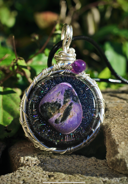 Silver Orgonite Amulet - Custom