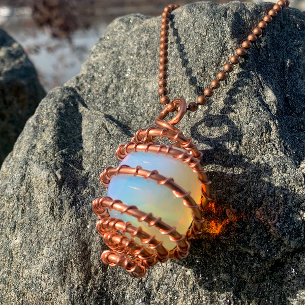 Opal x Copper Necklace